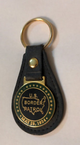 original Border Patrol (BP) emblem with date May 28, 1924 on the Key Ring Fob