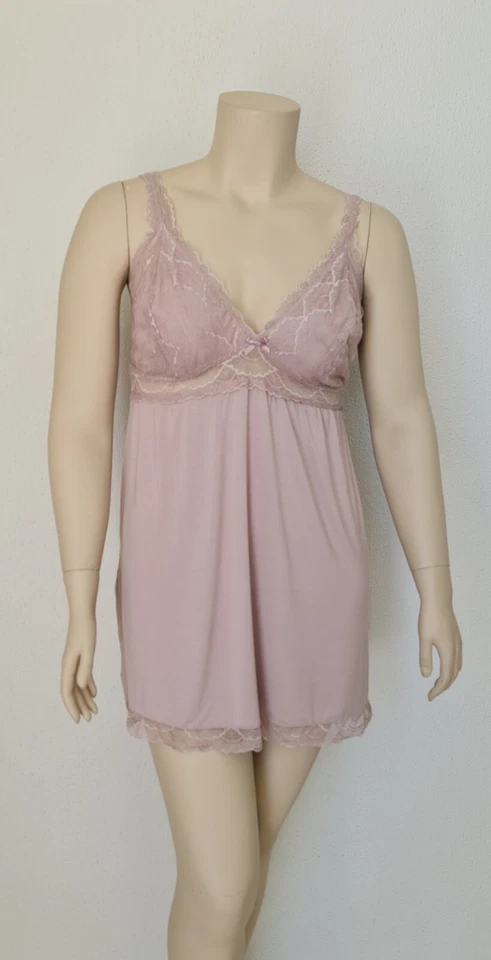 City Chic Ladies Jade Chemise PJ Sleepwear sizes 16 18 20 22 Colour Stone - image 1 of 3