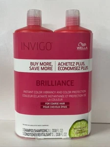 Wella Invigo Brilliance Shampoo and Conditioner Coarse Duo , 33.8 oz - Picture 1 of 3