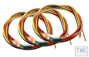DCC-6PF3 DCC Concepts N/HO/OO 6 Pin Female DCC Harness 300mm Leads (3) - Picture 1 of 1