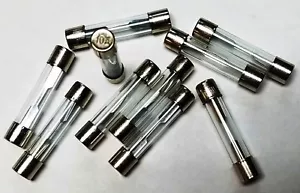 AGC10 10AMP GLASS TYPE FUSES 12Pcs - Picture 1 of 1