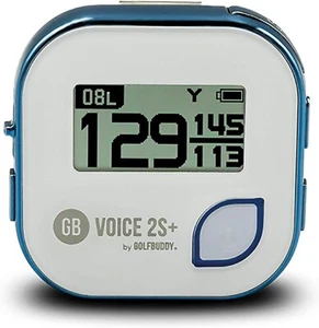 GolfBuddy GB Voice 2S + Telemetro GPS Parlante Golf Blu/Bianco Golf dal Giappone - Foto 1 di 6