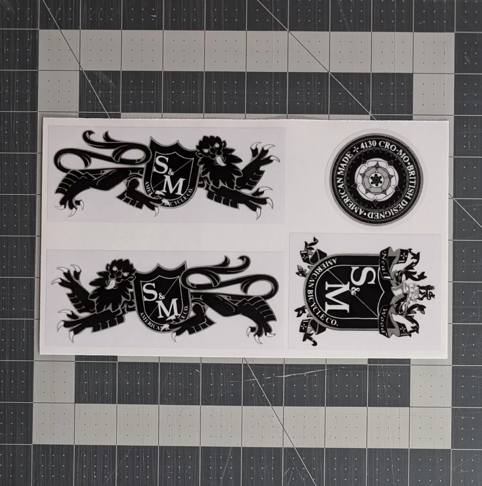 Juego de calcomanías S&M Bikes Neal Wood BMX Foto 1 de 1