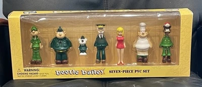 Dark Horse Comics 2000 Mort Walker Beetle Bailey 7 Piece PVC Figure Set NEW - Image 1 of 4