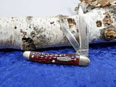 老式1940-64盒62087红骨SERPENTINE口袋刀。 完好比例! — 第 1/4 张图片