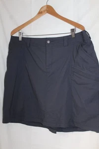 Pantalón corto Duluth Trading 18 W gris oscuro para mujer Plus seco sobre la marcha - Imagen 1 de 4