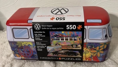 Rompecabezas Eurographics VW Wave Hopper Van 550 piezas en lata coleccionable nuevo Foto 1 de 4