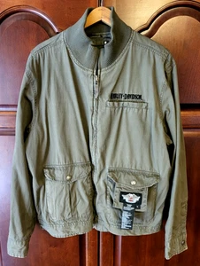 Harley Davidson Mud Dog Green Freedom Reversible Solid/Army Camo Herren Jacke XL - Bild 1 von 11