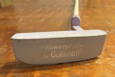 Putter para damas, púrpura y blanco 33 pulgadas, Hawkeye de Golf Smith Foto 1 de 4