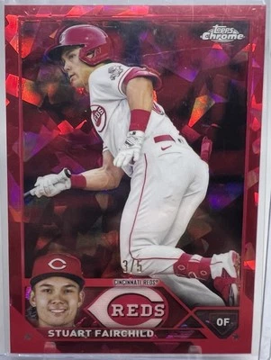 2023 Topps Chrome Update Series Sapphire - Stuart Fairchild USCS203 RED 3/5 - Image 1 of 2