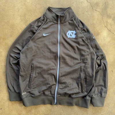 Nike Dri-Fit~North Carolina Tarheels Full Zip Jacket~Mens L~NCAA~Player Issued - Image 1 of 4