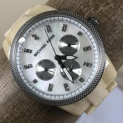 Reloj Michael Kors MK-5625 para mujer esfera mop marcadores de cristal 36,5 mm crema Foto 1 de 4