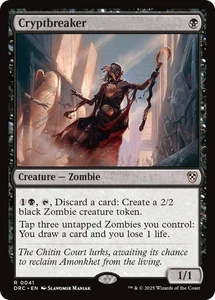 Cryptbreaker 0041 Magic The Gathering Commander: Aetherdrift Raro NP - Imagen 1 de 1