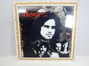 Vintage The Doors Band Music Carnival Prize Mirror Size 12”x12” Metal Framed - Picture 1 of 5