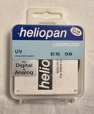 Heliopan ES 58 UV Haze Camera Lens Filter Germany - Image 1 of 4