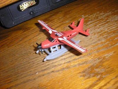 NICE Matchbox 4 3/4" Wide Cessna Caravan Volcano Seaplane Airplane Red Free SHIP - Image 1 of 4