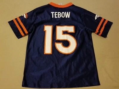 Camiseta deportiva para niños NFL Tim Tebow L grande 12-14 azul atlética Denver Broncos Foto 1 de 4