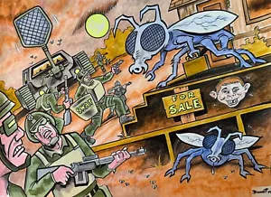 SWAT THE FLY ** MIKE BENNETT'S ORIGINAL ART (2025) 24.03.25 - Bild 1 von 1