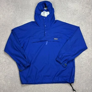 Patagonia Jacket Adult Medium Blue Pneumatic Pullover Windbreaker Anorak Mens - Picture 1 of 10