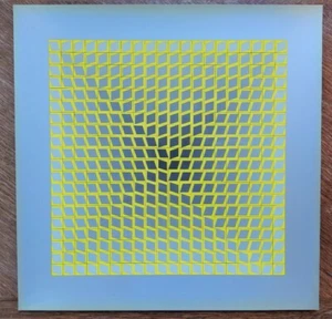 Victor Vasarely - Original heliogravure "ILLIK", 1971 - Picture 1 of 8