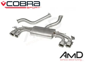 Cobra Audi TTS 2.0 TFSI MK3 Quattro Coupe Cat Back Exhaust Non Resonated AU76 - Picture 1 of 3
