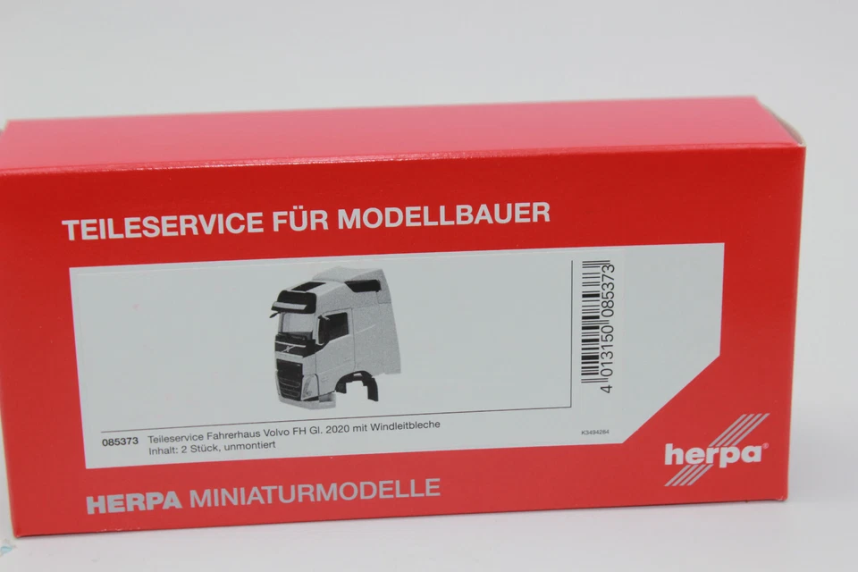Herpa 085373 Cab Volvo FH Gl. 2020 with WLB 1 87 H0 in OVP