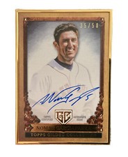 NOMAR GARCIAPARRA - 2023 TOPPS GILDED - GOLD FRAMED AUTO - #35/50 Boston Red Sox