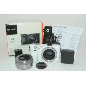 Sony a6000 White digital camera 16-50mm Lens Kit With Box - Very good condition - Picture 1 of 6