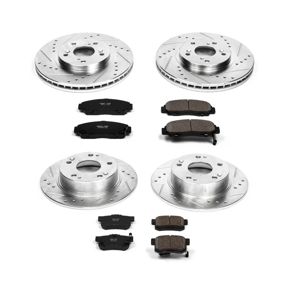 Power Stop K2297 1-Click Z23 Evolution Sport Brake Kit for 03-07 Honda Accord - Изображение 1 из 1