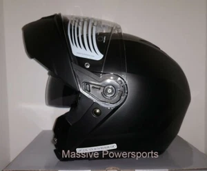 HJC i90 Motorcycle Helmet Matte Black XL Extra Large Modular Flip I90 i-90 - Picture 1 of 6