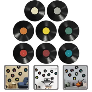 16 Pcs Vinyl Record Decals Vinyls Vintage Decore Records - Picture 1 of 12