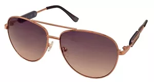 Guess Sunglass Mens Gold Metal Aviator, Blue Gradient Lens GO00001. 28W - Picture 1 of 14
