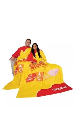 Snuggie Starburst Candy Bar 71 x 54" Super Soft Fleece Blanket that has Sleeves - Image 1 of 4