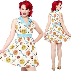 Nuevo Vestido Sourpuss Sideshow June Pin-up Talla: Mediano - Imagen 1 de 6