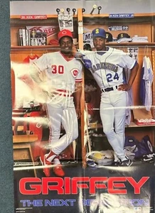 KEN GRIFFEY JR & SR - THE NEXT GENERATION 1989 VTG COSTACOS BROS POSTER 24"x36" - Picture 1 of 1