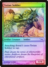 Yotian Soldier FOIL Mirrodin NM Artifact Common MAGIC GATHERING CARD ABUGames