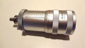 NIKON MICROMETER HEAD (1) LARGE 2.5"  FOR XY STAGE  0-2" TRAVEL .0001" - Picture 1 of 9