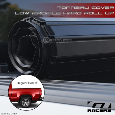 For 2015-2022 Colorado/Canyon 6' Bed Lo Pro Aluminum Hard Roll-Up Tonneau Cover - Image 1 of 4