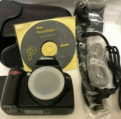 Nikon D D40 6.1MP Digital SLR Camera Body *black - Image 1 of 4