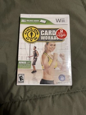 NINTENDO WII GOLD'S GYM CARDIO WORKOUT Factory Sealed! get your sweat on - Image 1 of 2