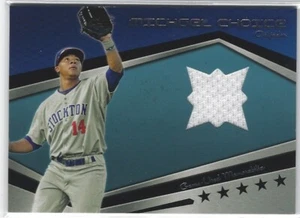 2012 TOPPS PRO DEBUT MICHAEL CHOICE MINOR LEAGUE GAME-USED MATERIALS PORTS - Picture 1 of 2