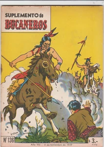 SUPLEMENTO DE BUCANEROS 136 EDITORIAL MADERA 1959 CÓMIC ARGENTINO ESPAÑOL - Imagen 1 de 1