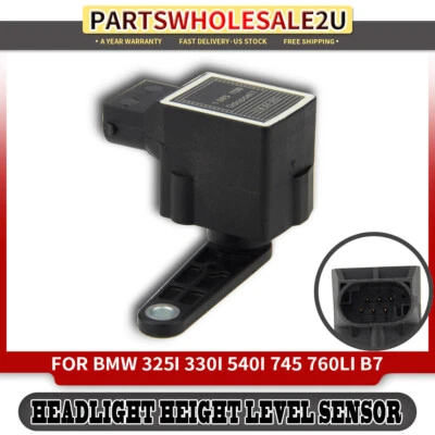 Sensor de nivel de altura de faros para BMW X3 X5 325i 330i 540i 745 760Li B7 M3 M5 Z4 Foto 1 de 4