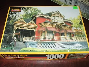 1000 Pezzi Puzzle Dipinto Donna 27x19 Kodacolor - Foto 1 di 4