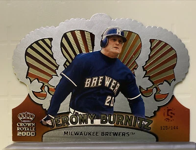 2000 Pacific Crown Royale Limited #76 Jeromy Burnitz #125/144 - Image 1 of 2