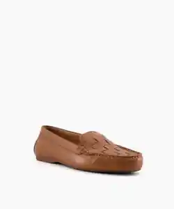 Dune London Womens Brown Leather Flat Loafer Shoes Size EU 40 UK 7 - Picture 1 of 14