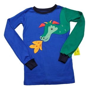 Gymboree Boys Size 8  Dragon and Knight  Long Sleeve Pajamas Top Only (no pants) - Picture 1 of 6