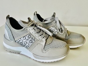 guess seafoam blue trainers
