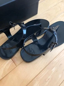 COACH Jelly Sandal Black Size 6 New - Picture 1 of 4