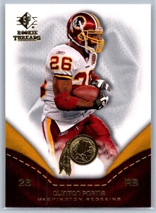 2008 UD SP ROOKIE THREADS FOOTBALL 87 CLINTON PORTIS REDSKINS - Picture 1 of 2